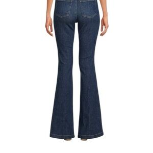 Spanx Shape Wear Dark Wash Flare Stretch Jeans M